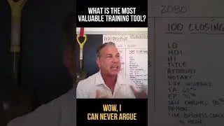 Want to Know The Most Valuable Training Tool? | Real Estate Agent Training #shorts