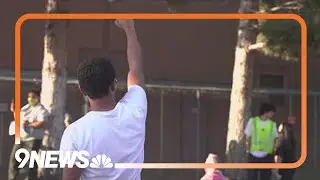 Protesters rally in Aurora against ICE, Trump administration