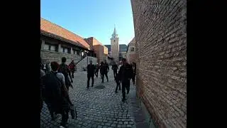 Inside the Akershus Castle in the middle of Oslo