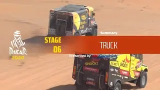 Dakar 2020 - Stage 6 (Ha&rsquo;il / Riyadh) - Truck Summary