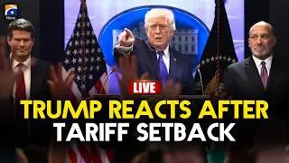 🔴 𝗟𝗶𝘃𝗲: President Donald Trump Reacts to Major Legal Setback | Geo News English