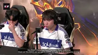 DRX (SEN vs. DRX) VCT Champions Seoul Post-Match Press Conference