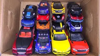 Box Full of Cars, Lamborghini Urus, Ford Raptor, Range Rover Sport, Roll Royce, Acura NSX, Jaguar CX