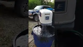 Evinrude 9.9 water test