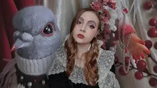 Кукла с головой голубя | Голубка из глины к Хэллоуину ♡ АМ