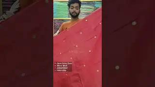 red colour mirror work saree | linen mirror work saree #mirrorwork #sarees