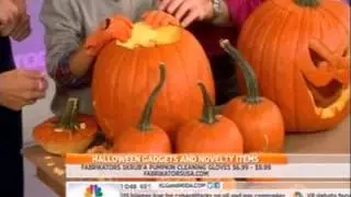 Fabrikators Pumpkin gloves on NBC TODAY 12th Oct 2012 at 1045 AM   HALLOWEEN GADGETS