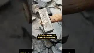 Amazing stone cutting hammer #stonemason #stonework #canberra