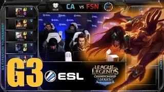 Curse Academy vs Team Fusion | Game 3 Round 2 NA LCS Expansion Tournament | CA vs FSN G3 60FPS
