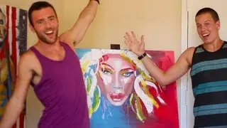RuPaul's Drag Face (Eric Learns to Paint)