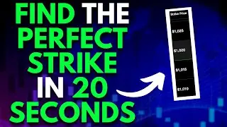 CHOOSE THE PERFECT STRIKE PRICE IN AS LITTLE AS 20 SECONDS WHEN TRADING OPTIONS