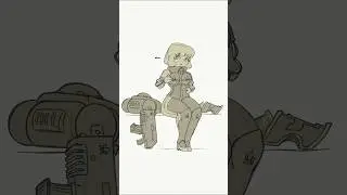 Что под броней сестры? 🤔(by Dizidood) #warhammer40k #комикс #вархаммер