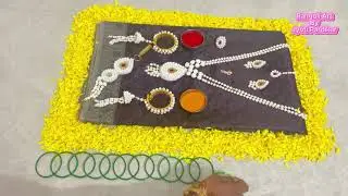 अतिशय सोपी सुंदर संक्रांति साठी सजावट रांगोळी #sankranthirangoli #sankranthimuggulu #sankranthi