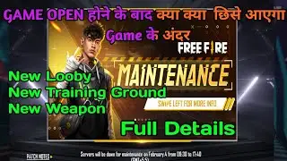 Maintenance Free Fire | 4 February Update Full Details | Free Fire Maintenance Break | Ob 26 Update