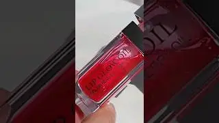 Dior Lip Glow Oil 015 Cherry lip Swatch🍒  @Unfullice