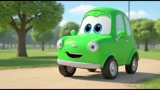Learn Car Colors Kids Nursery 🚗 Green Car | Colors Song for Toddlers | Nursery Rhymes