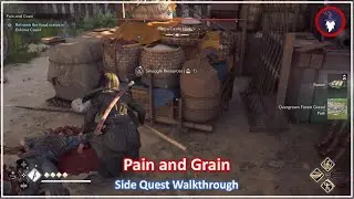 AC SHADOWS CALL OF AWAJI - SIDE QUEST PAIN AND GRAIN | FULL WALKTHROUGH