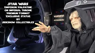 Emperor Palpatine on Imperial Throne Premium Format Exclusive statue by Sideshow Collectibles
