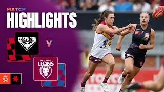 Essendon v Brisbane Lions Highlights | Round 10, 2025 | AFLW