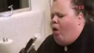 Lady Tries to Eat Brussel Sprouts
