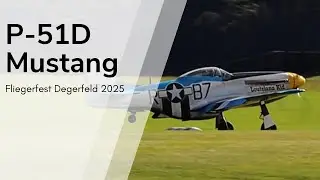 P-51D Mustang Airshow Display - Awesome Merlin Sound