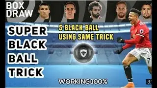 Black ball trick in worldwide stars BOX DRAW |PES 2019 mobile
