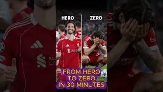 From hero to zero in 30 minutes 😱 #football #premierleague
