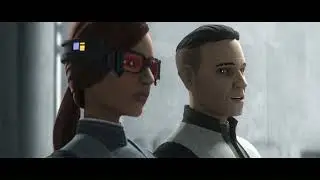 Star Wars The Bad Batch Season 3 Emerie Introduced to Project Necromancer Scene 1080p