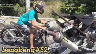 Pabrik ternama rob1 racing juga ikut bikin kenalpot drag Untuk NInja Tu 155 cc Alifka Racing