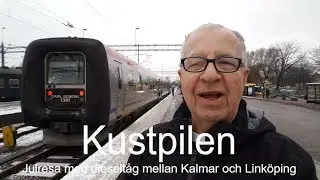 2018-12-22 KUSTPILEN - Julresa med dieseltåg mellan Kalmar och Linköping