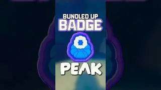 How to get the BUNDLED UP BADGE and earn the ICE CLIMBER OUTFIT in PEAK!