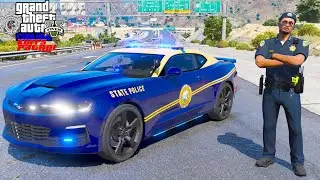 You Can't Outrun The New Highway Patrol Fleet - GTA 5 Police Roleplay