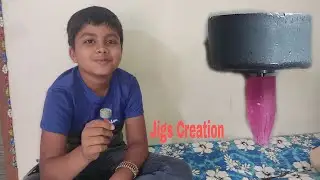 Top made by jigs from waste small electric motor | make cool craft from waste electric motors.
