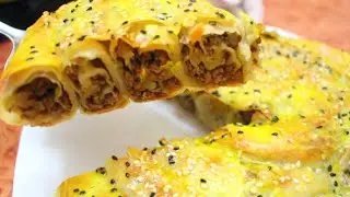 БEРЕК  / ОБАЛДЕННЫЙ РЕЦЕПТ  / ТУРЕЦКИЙ ПИРОГ ИЗ СЛОЕНОГО ТЕСТА  / AY COOK