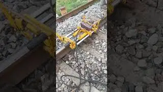 #railway #working #track #cleaning #welding