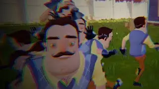 Анимационные ролики по мотивам аниме Hello Neighbor с эффектом глюка - Мод Hello Neighbor