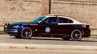Florida Highway Patrol Responding Code 3 (DUAL SIRENS & MAJOR AIRHORN)
