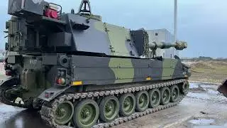 ENGINE SOUND - The M109 155 mm self-propelled Howitzer