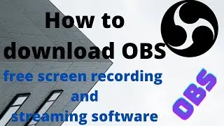 How to Download OBS Software (Screen Recording and  Streaming Software) [Black Tech Vision Gaming]