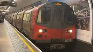 London Underground train arriving at station!!! #viral #train #railway #britishtrains