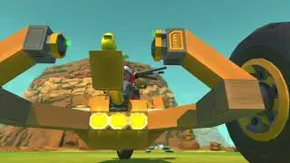Creating a STUPID VEHICLE for SCRAMPAN'S Challenge! | Scrap Mechanic Gameplay/Derpy Moments