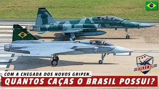 Quantos jatos de combate o Brasil possui agora? (Ap&oacute;s a chegada recente de mais 2 GRIPEN)