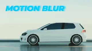 Blender Tutorial - How to Create Motion Blur For The Wheels