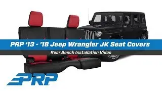 PRP Seat Covers for '13 - '18 Jeep Wrangler JK - Rear Bench Install