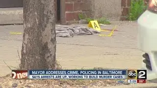 Mayor of Baltimore talks crime, policing during homicide spike