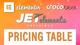 Pricing Table | JetElements | Crocoblock | Elementor Add-On