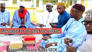 SERIGNE NIANA SECK Chef de village de Thienaba WADIAL LAYLATOUL KHADRE