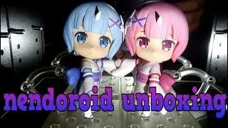 Re:Zero &minus; Starting Life in Another World( Rem and Ram childhood nendoroids)REVIEW UNBOXING