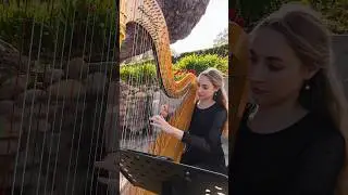 Malibu Harpist Performs at Adamson House Wedding #ceremonymusic