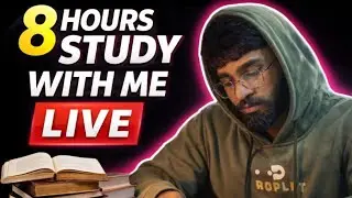 8 HOURS  STUDY WITH ME LIVE  || KING'S LIBRARY BADHAL ✍️ || MISSION GOVERNMENT JOB